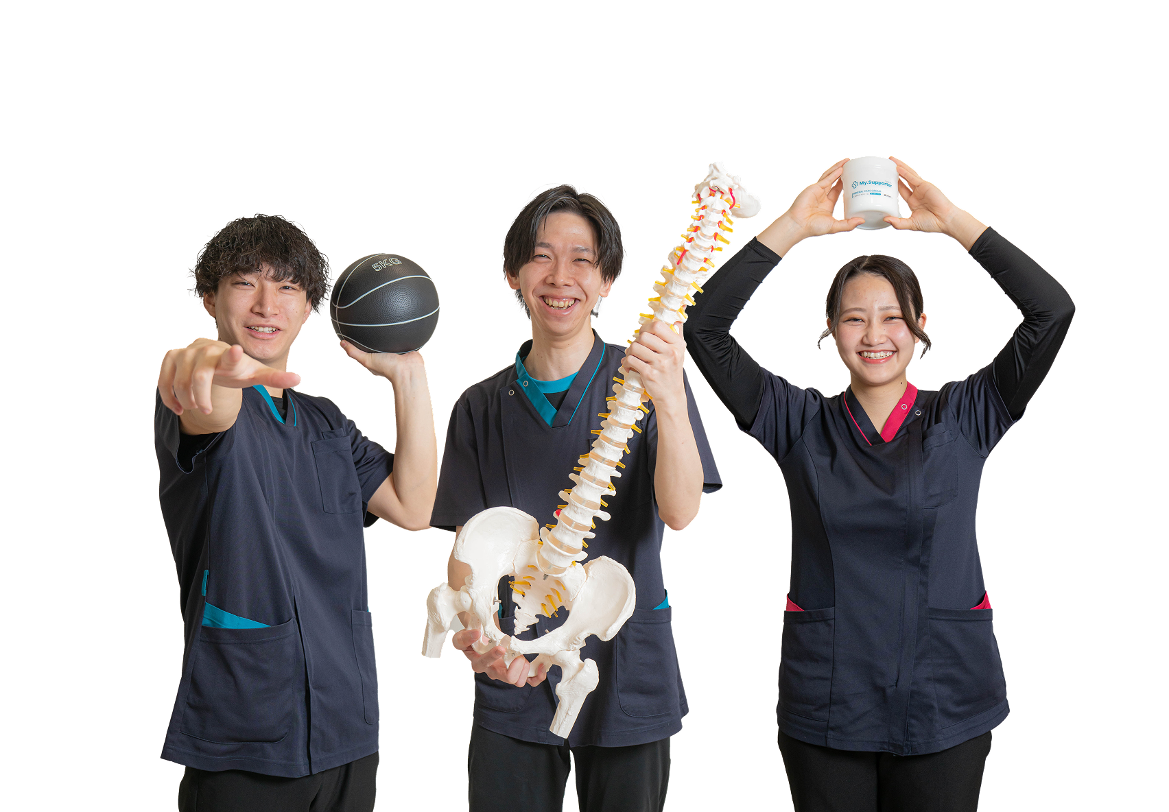 社員が笑っている画像